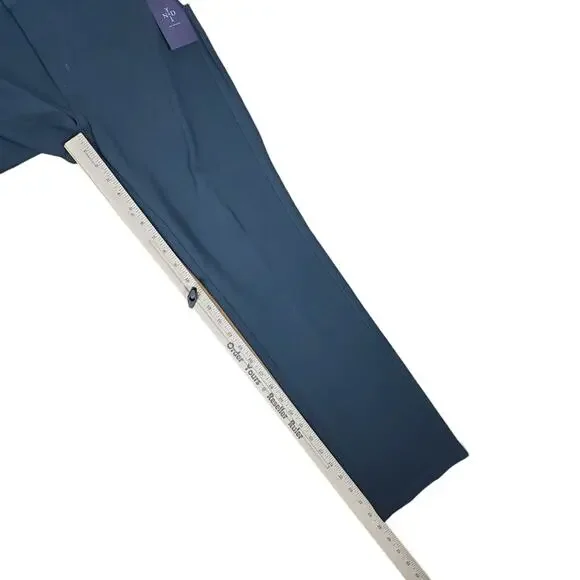 NEW NYDJ Cindy Trouser Pant Ponte Knit Womens Sz 8 Petite Gray Slim Leg Stretch - Picture 13 of 13